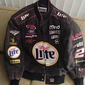 Vintage Rusty Wallace "Winston Cup" Miller Lite sponsor jacket